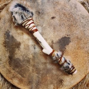 Mailloche Tambour Chamanique – Fait main