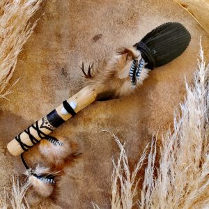 Mailloche Tambour Chamanique – Fait main