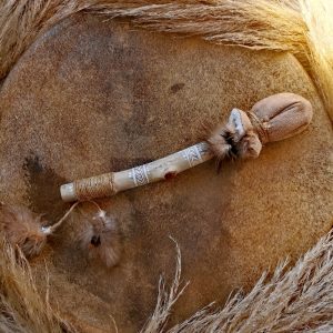 Mailloche Tambour Chamanique – Fait main