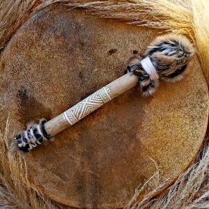 Mailloche Tambour Chamanique – Fait main