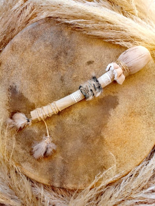 Mailloche Tambour Chamanique - Fait main