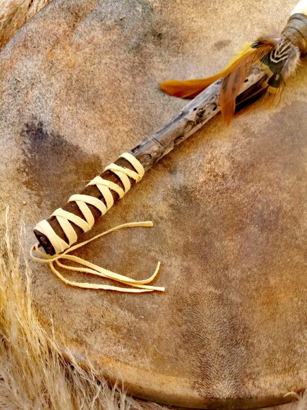 Mailloche Tambour Chamanique - Fait main – Image 3